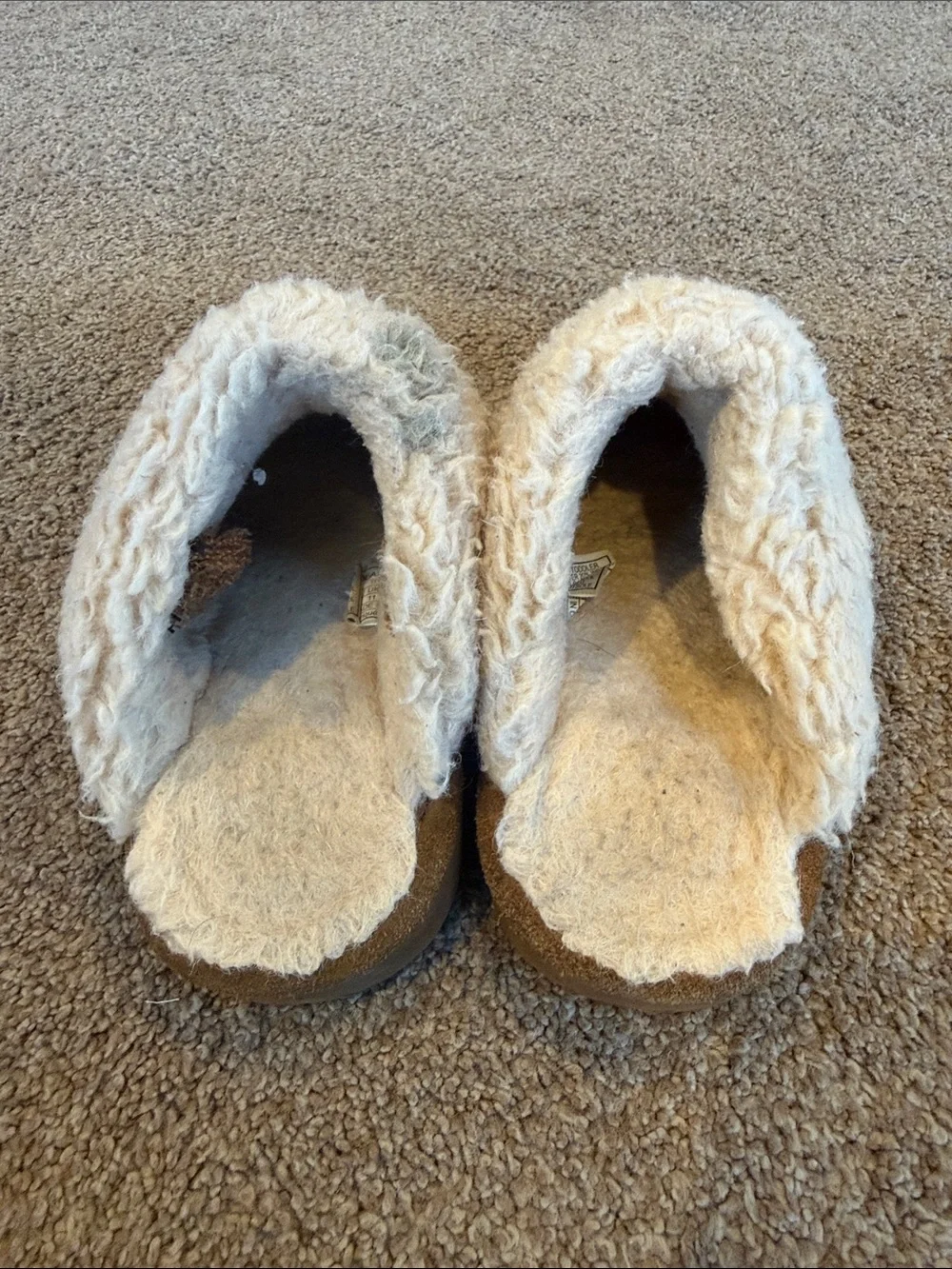BearPaw | Slippers with Cream Shearling Cuff